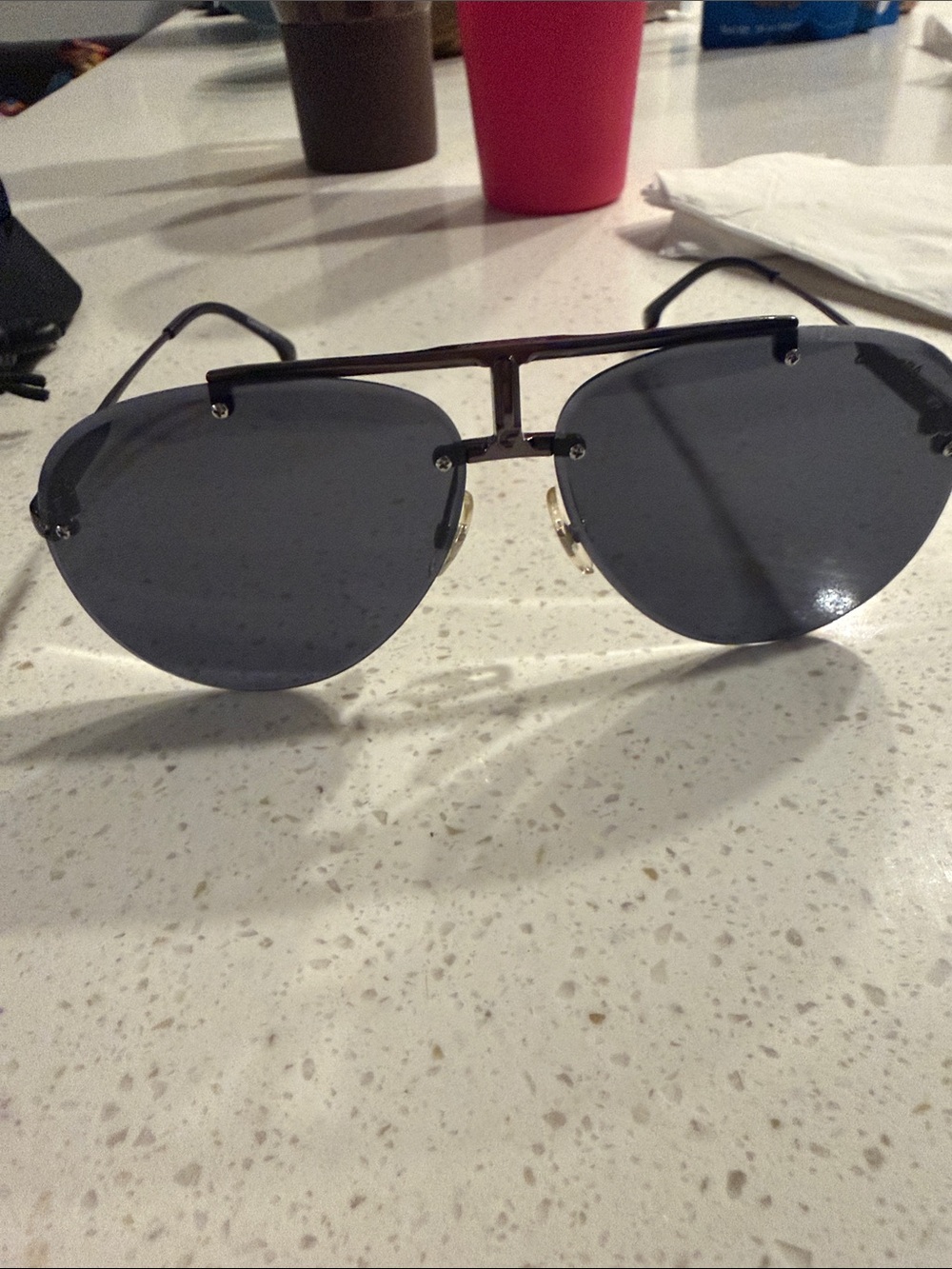 Carrera Black Sunglasses with Protective Case